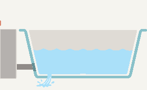 排水を感知