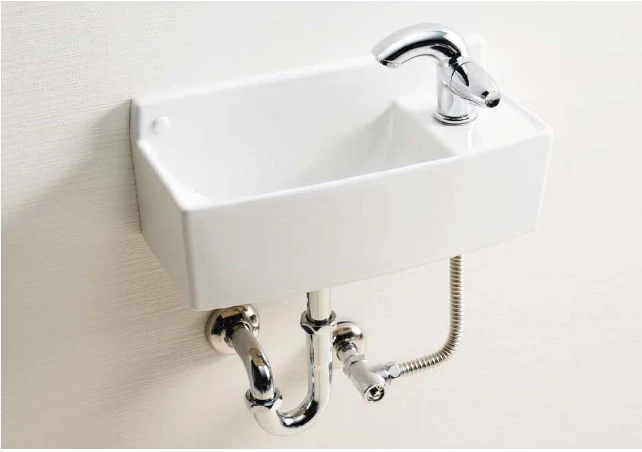 コンパクトなアーチライン手洗い器