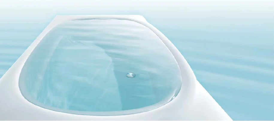 上縁を広げたミナモ浴槽のイメージ