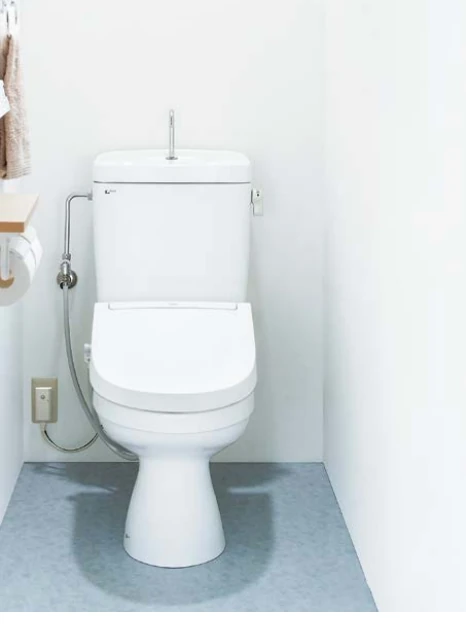 便器を残してシャワートイレを交換した例