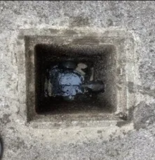 愛知県名古屋市緑区｜洗面所つまりで排水口から逆流・屋外排水桝の油汚れを高圧洗浄