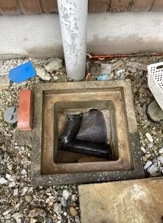 愛知県稲沢市で排水桝つまり解消