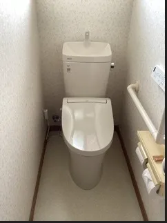静岡県浜松市南区｜トイレの床が濡れる水漏れ｜20年以上使用したトイレを交換