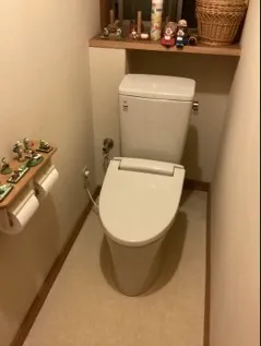 鳥取県米子市｜水が貯まらないトイレタンクを確認し20年使用のトイレを交換