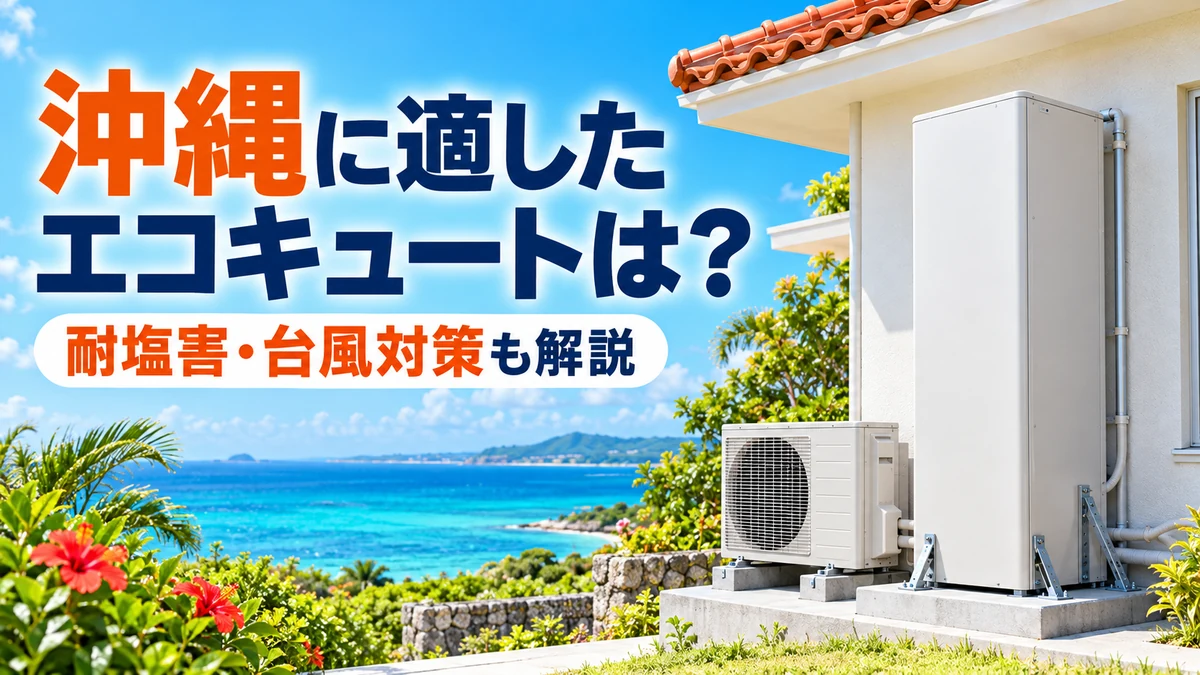 沖縄で耐塩害・耐重塩害仕様のエコキュートを選ぶポイント